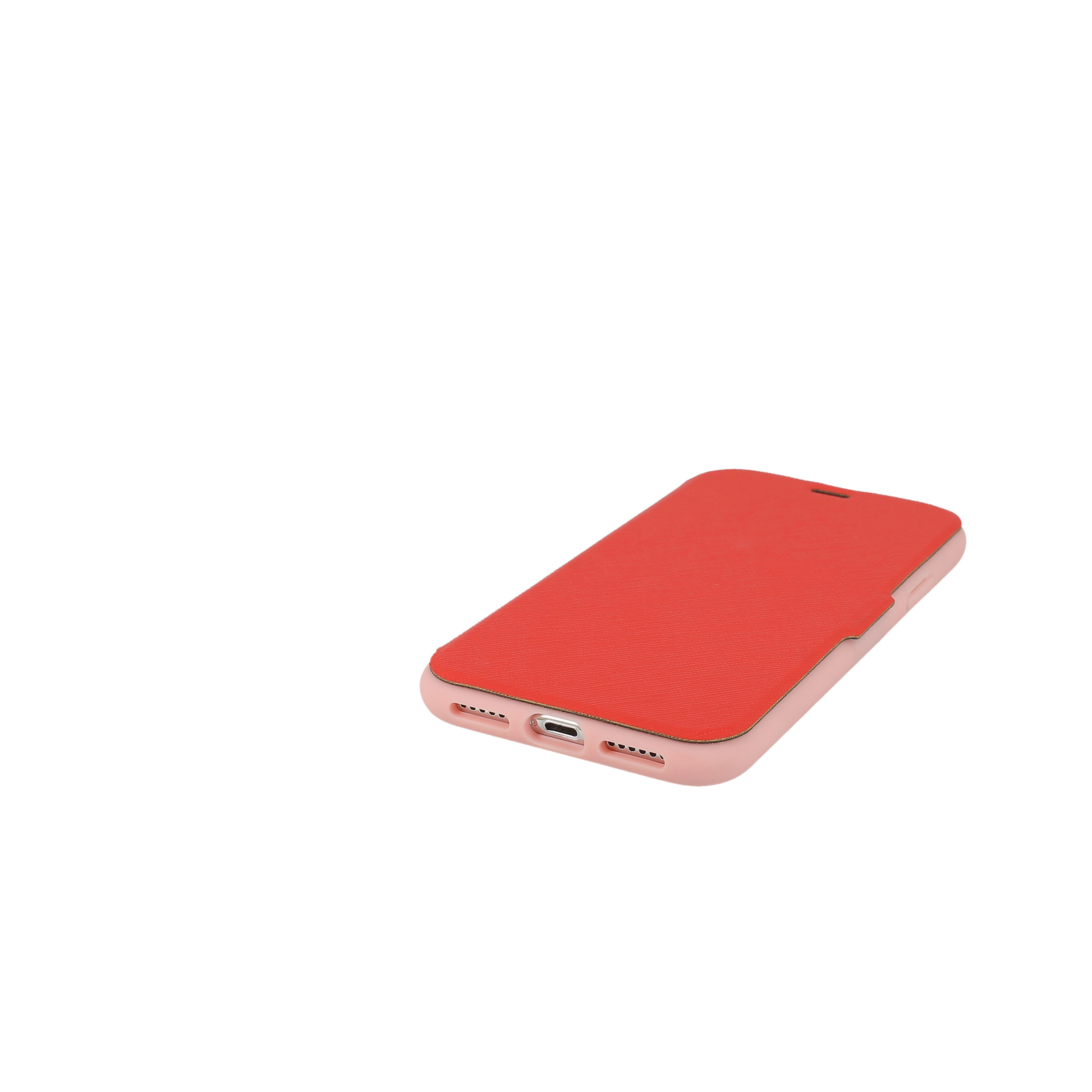 Cover, für Rubin iPhone Apple, Bookcase X, iPhone KMP Red, Full rubin X red