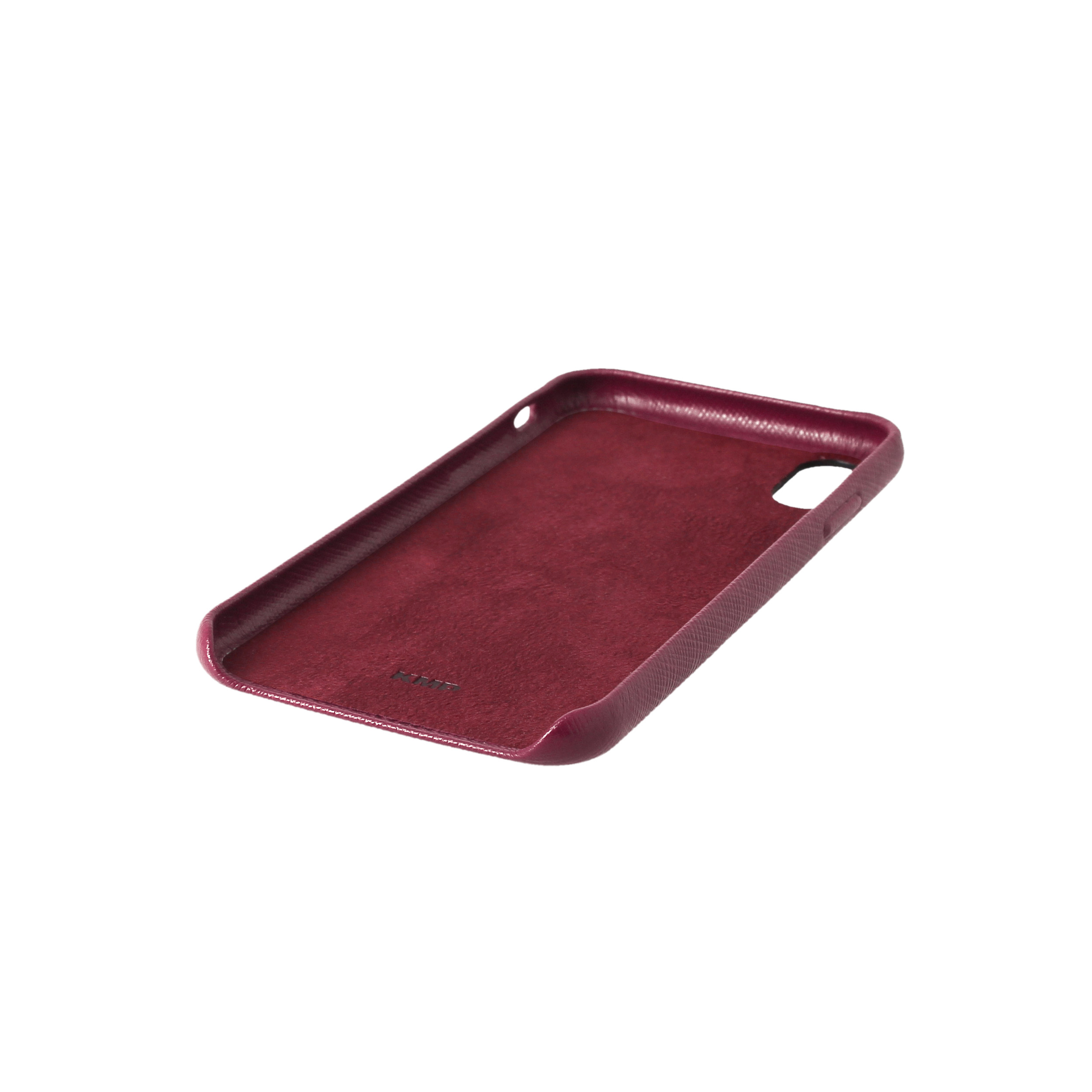 KMP Vegane Full für Pear Schutzhülle iPhone red Cover, pear XR, XR Red, Apple, iPhone Leder