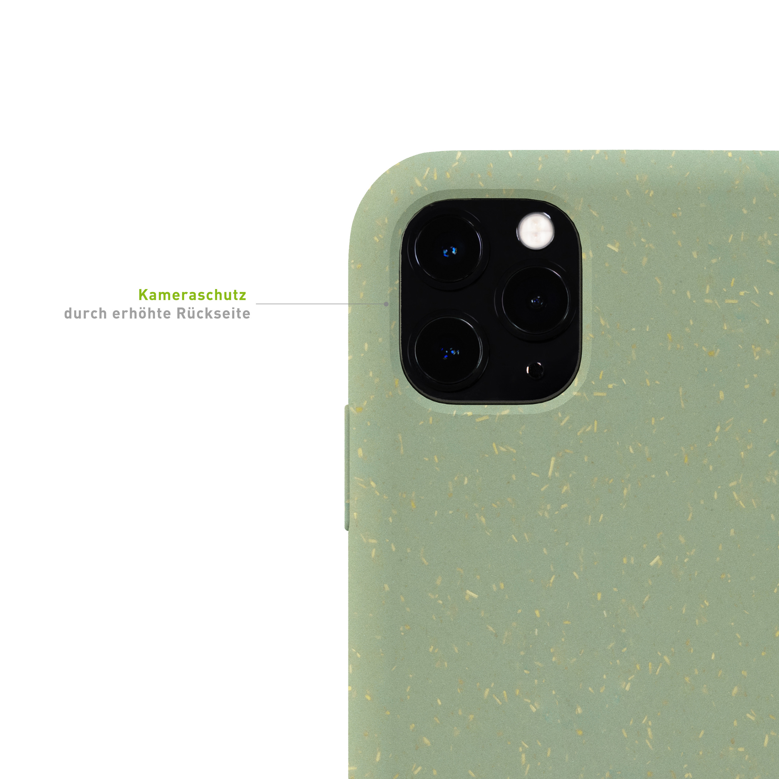 KMP Apple, Max, Pro Schutzhülle Pro iPhone Mint-Green, Max Rucksack, Biologisch-abbaubare mint-green für 11 11 iPhone