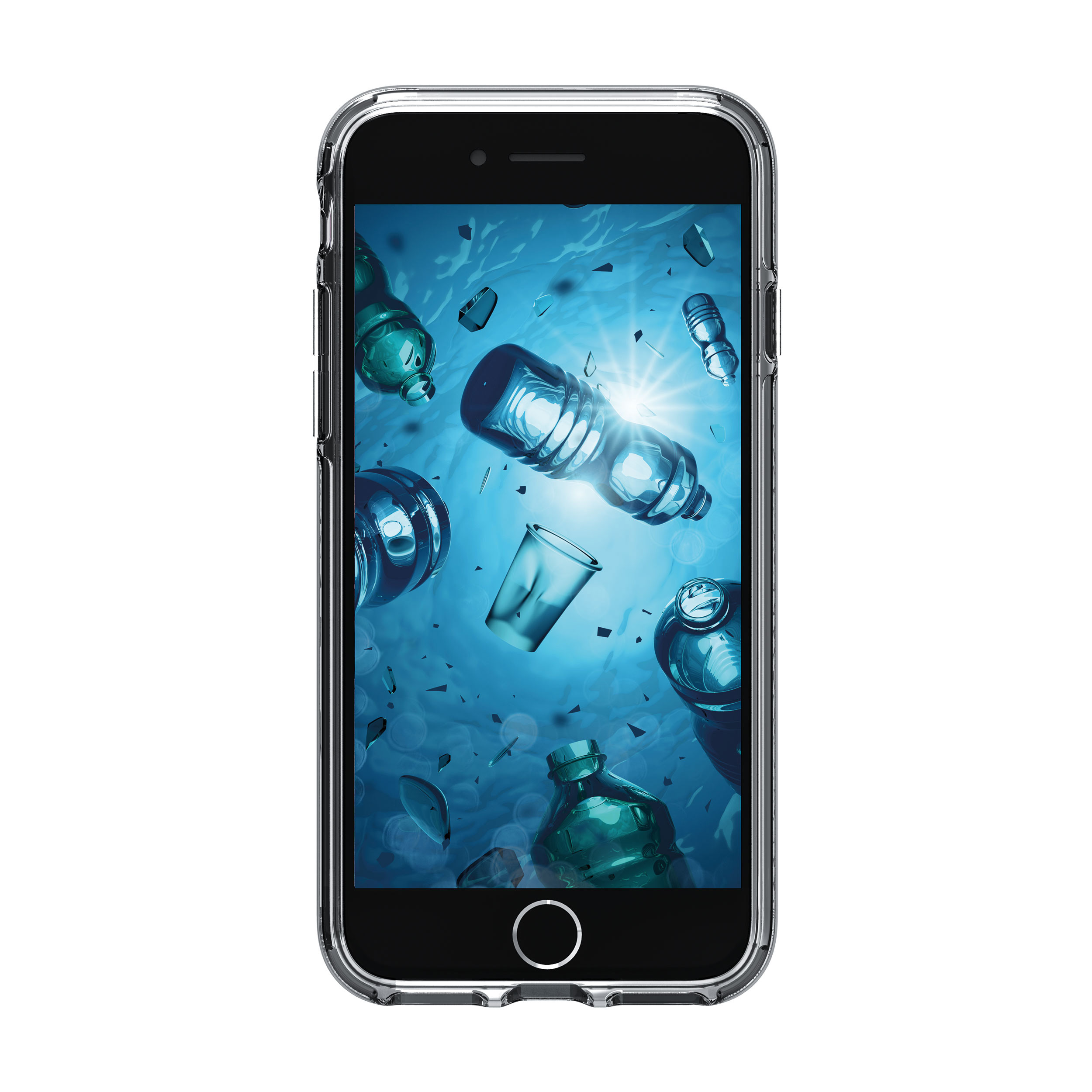 Apple, Schutzhülle SE3, iPhone SE3 iPhone 7/8, transparent Recycelte Transparent, (3. Generation, 4,7\'\'), (2022), 7/8, (2020), iPhone SE2 iPhone für Backcover, KMP SE2