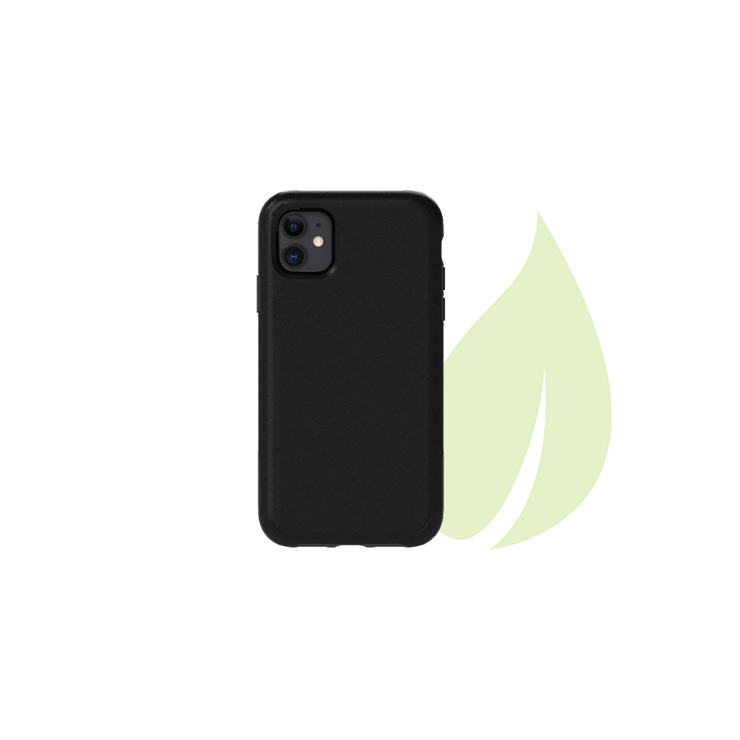 KMP Sporty Schutzhülle für Backcover, black Apple, iPhone 11 11, stone iPhone Black