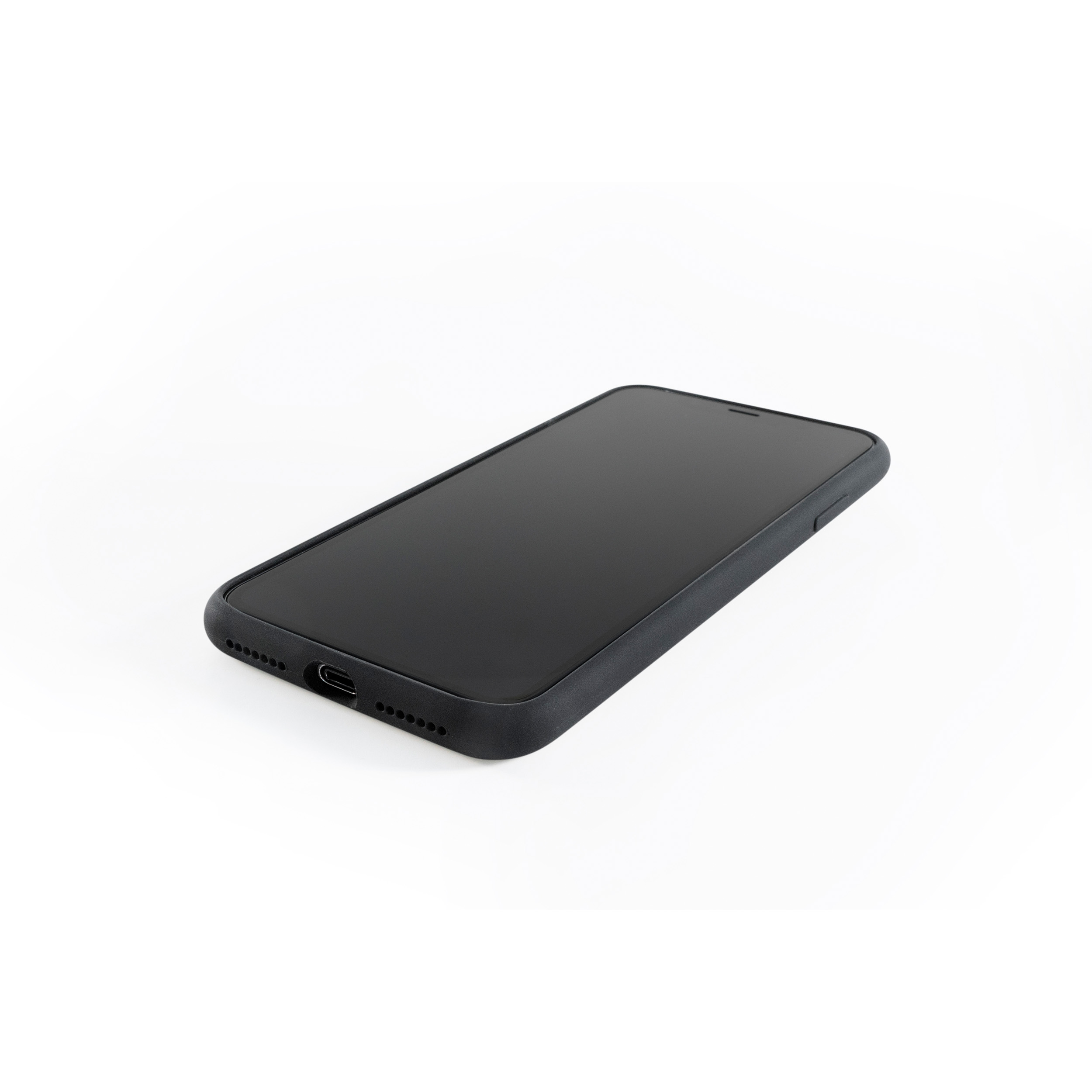 KMP Silikon Schutzhülle für Max, XS Apple, Black, iPhone Cover, Full black Max XS iPhone