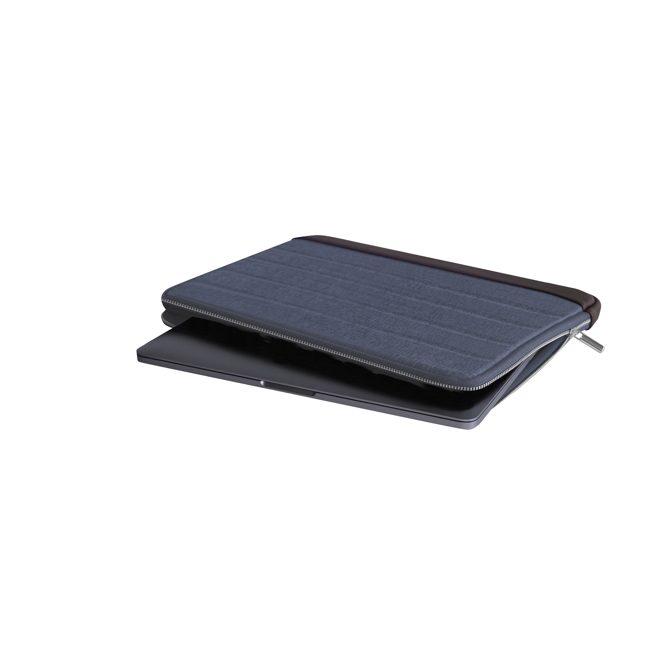 KMP Sleeve für 13 Apple Lederoptik, biobasiertes / brown für Pro in Material Sleeve MacBook Sleeve Textil, Blue/Brown blue Notebook
