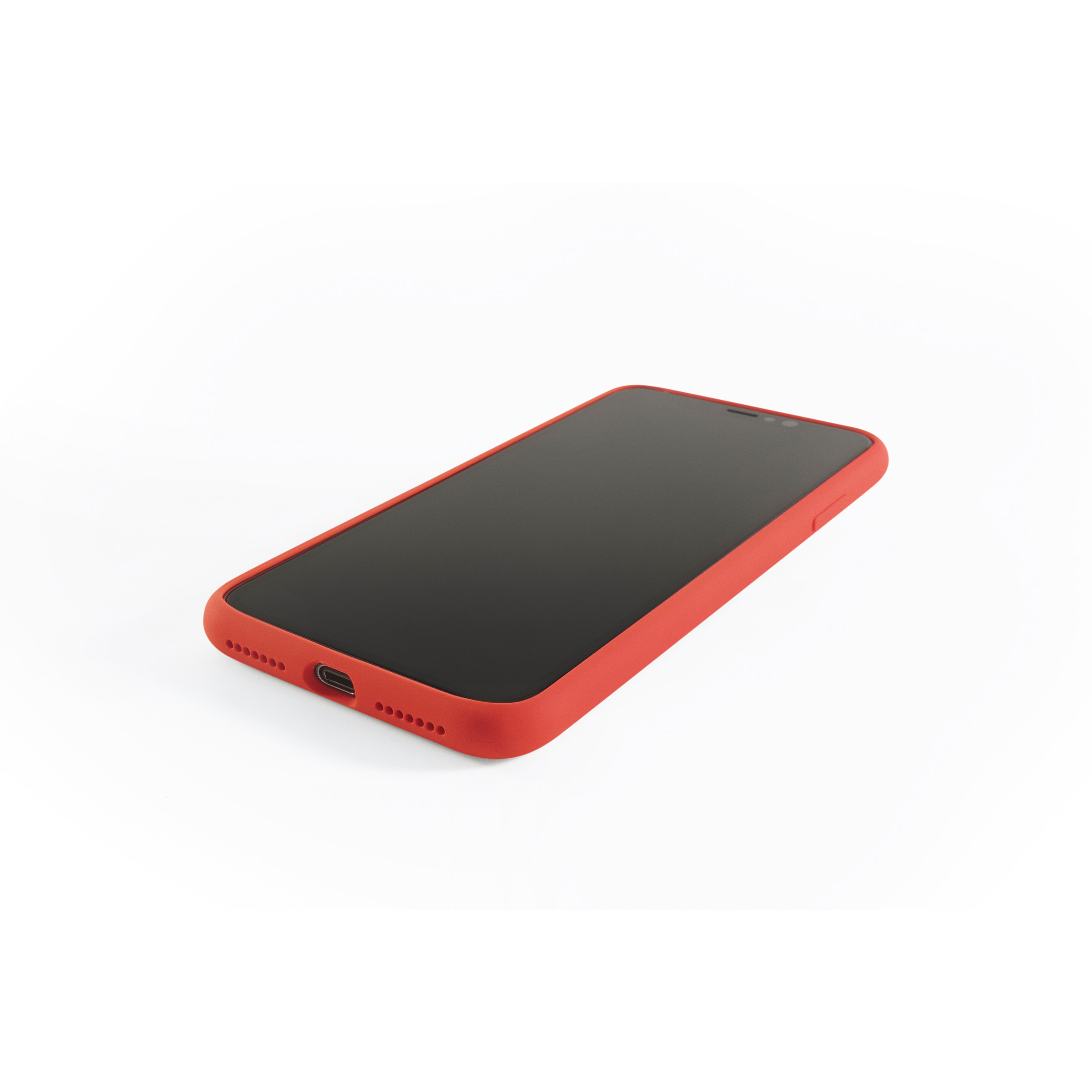 Silikon XS für Max, XS Max KMP Red, iPhone red Schutzhülle Apple, Full iPhone Cover,