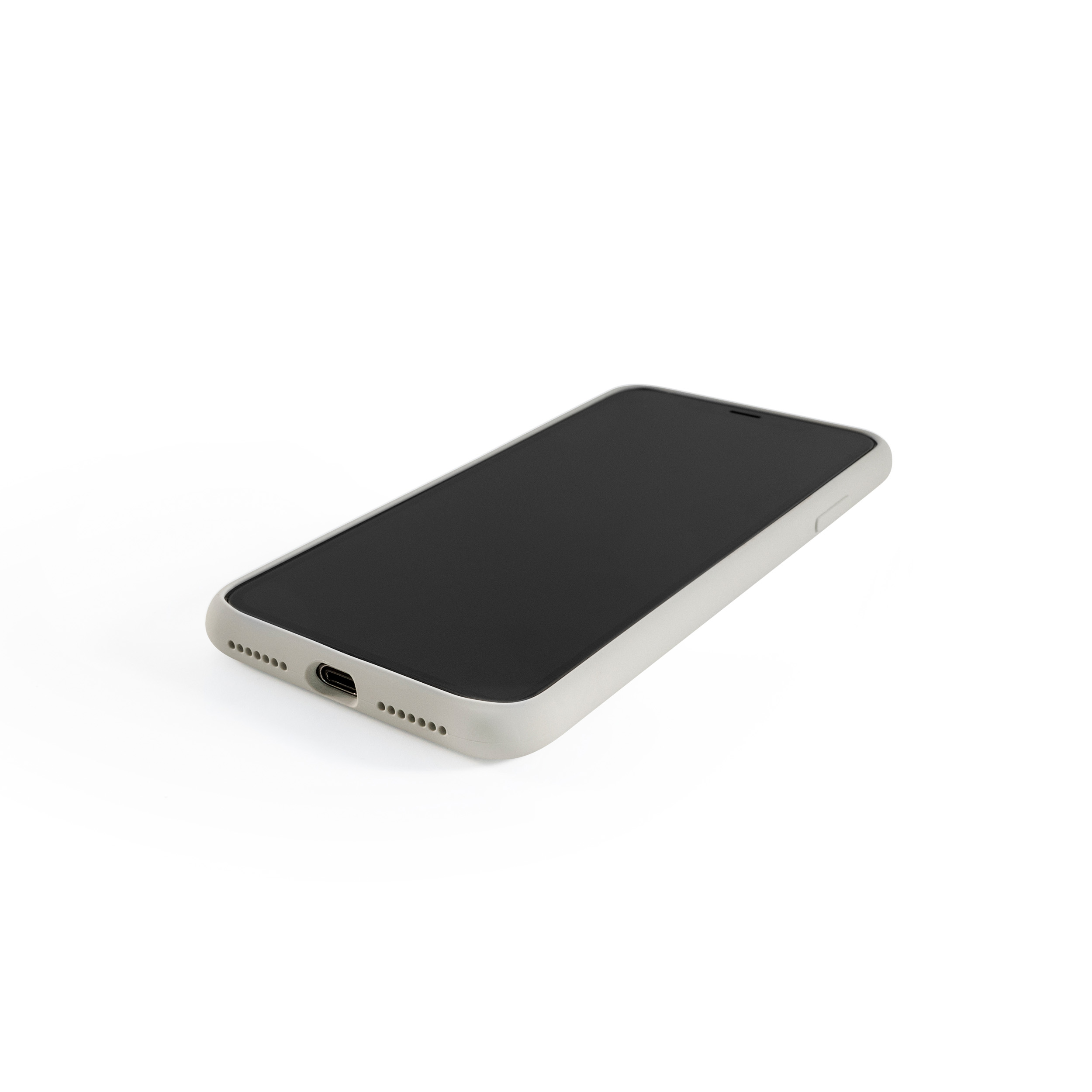 KMP Silikon Schutzhülle für iPhone Apple, Full Max Cover, Max, gray Quiet quiet XS iPhone XS Gray