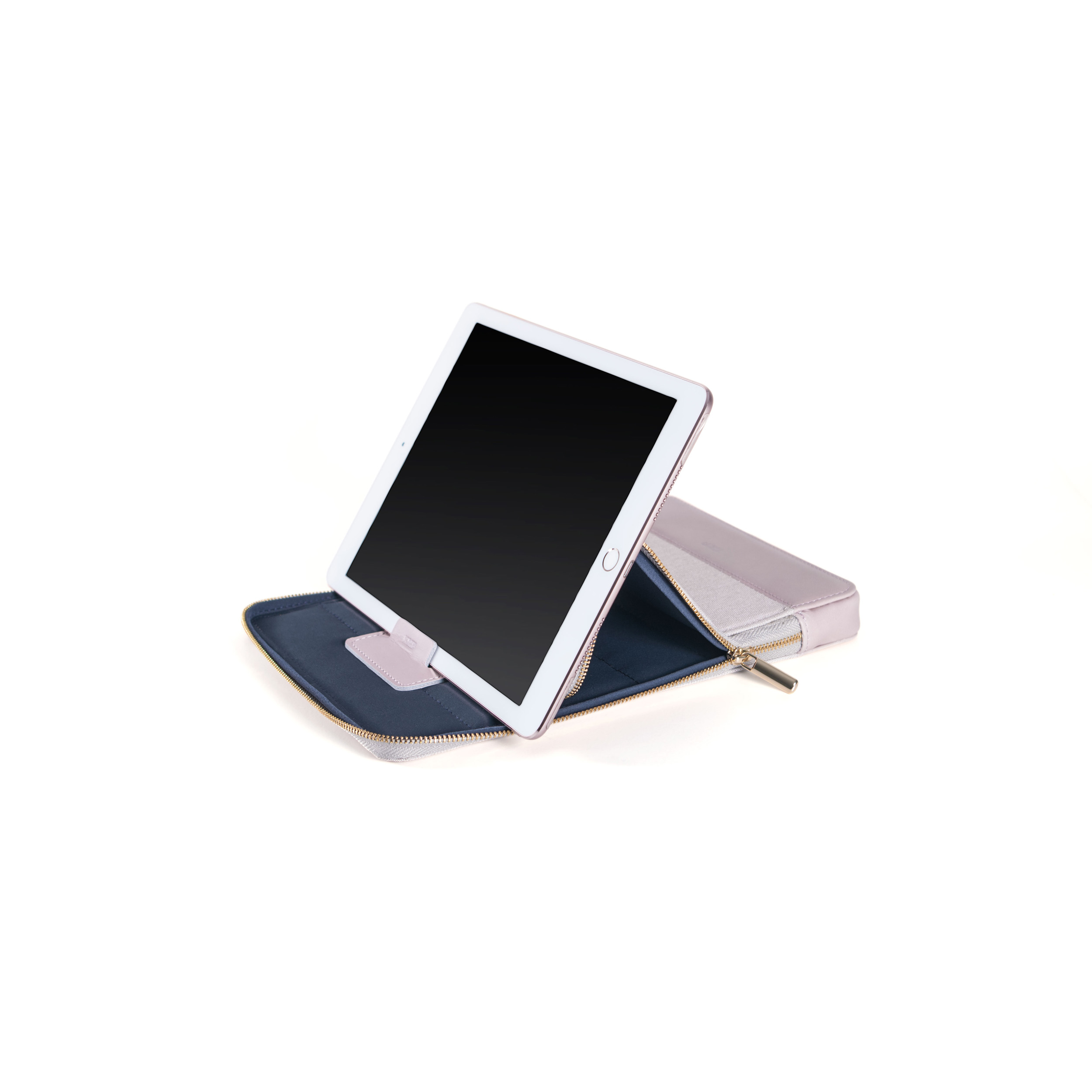 KMP Protective Case, iPad Textil, Gray/Pink 2, Sleeve gray-pink Apple Sleeve 9,7\