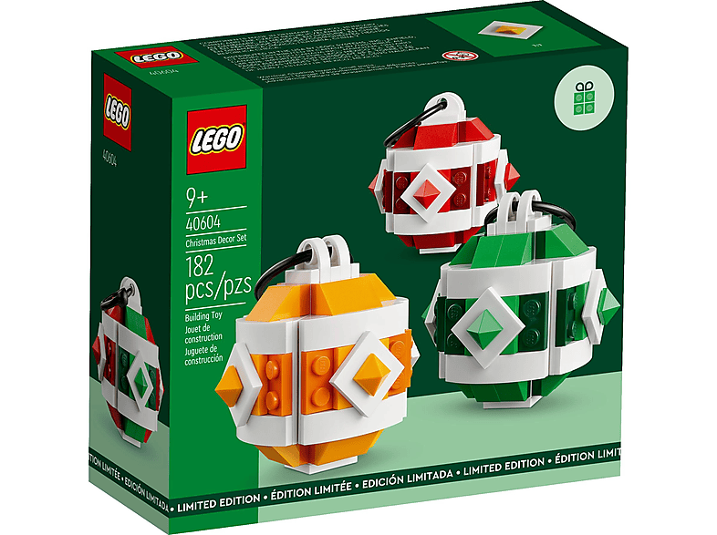 LEGO 40604 Christbaumkugel-Set Bausatz | Baukästen und Konstruktionsspielzeug