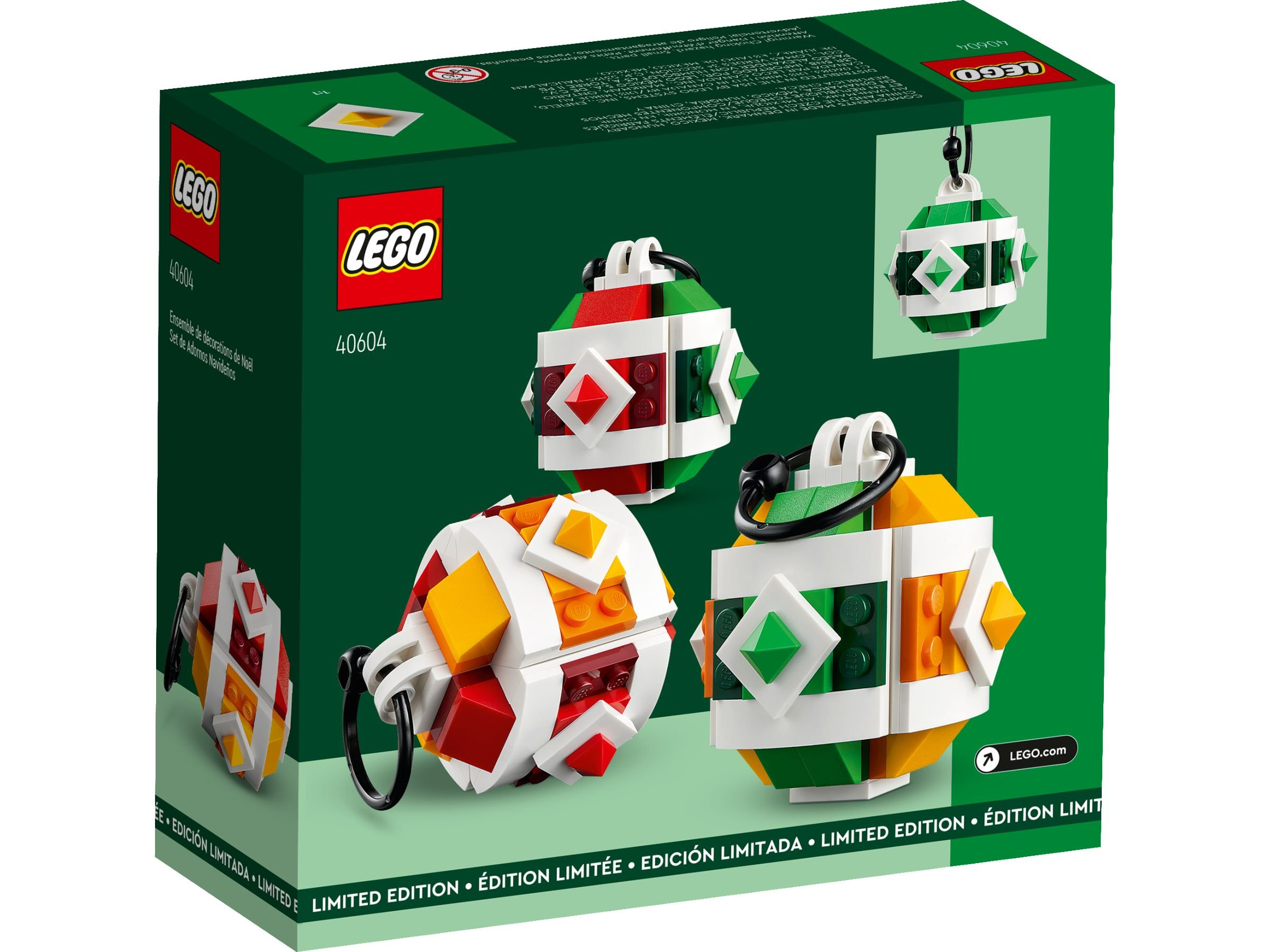 40604 Christbaumkugel-Set LEGO Bausatz