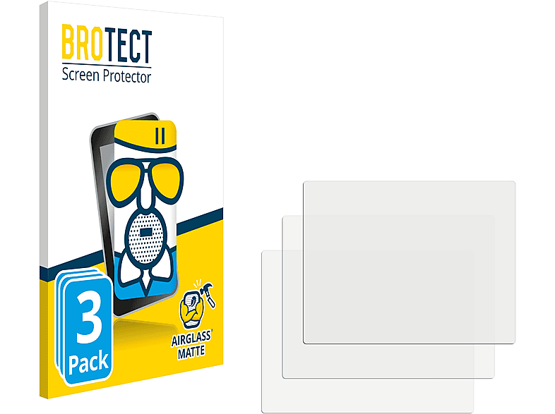 BROTECT 3x Airglass Schutzfolie(für Panasonic matte HM507)