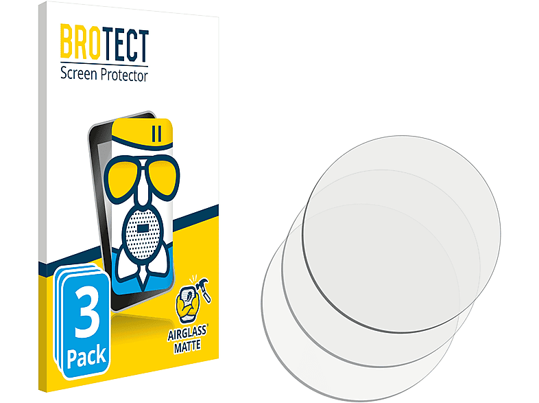 BROTECT 3x Airglass matte Schutzfolie(für Trek Pro Casio PRW-30-1AER)