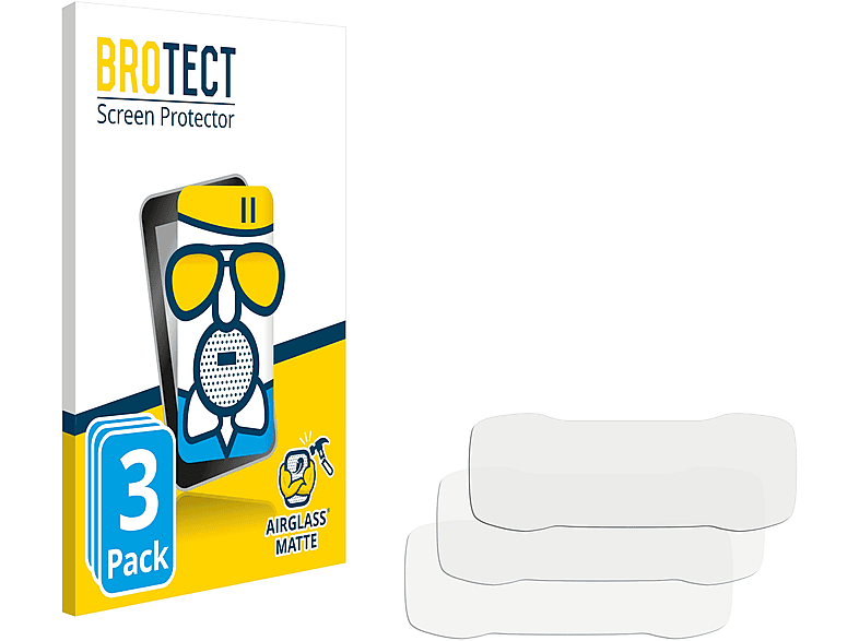 BROTECT 3x Airglass matte Facelift Schutzfolie(für Info 12.3\