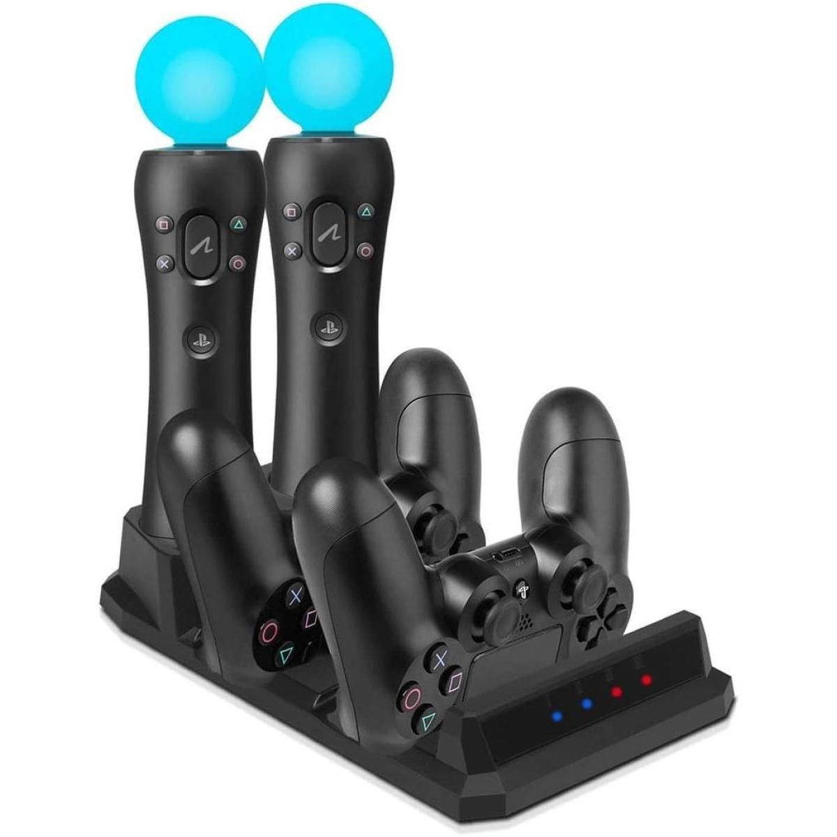 ELKUAIE PS4、PS MOVE Griffladegerät universal, Schwarz MediaMarkt
