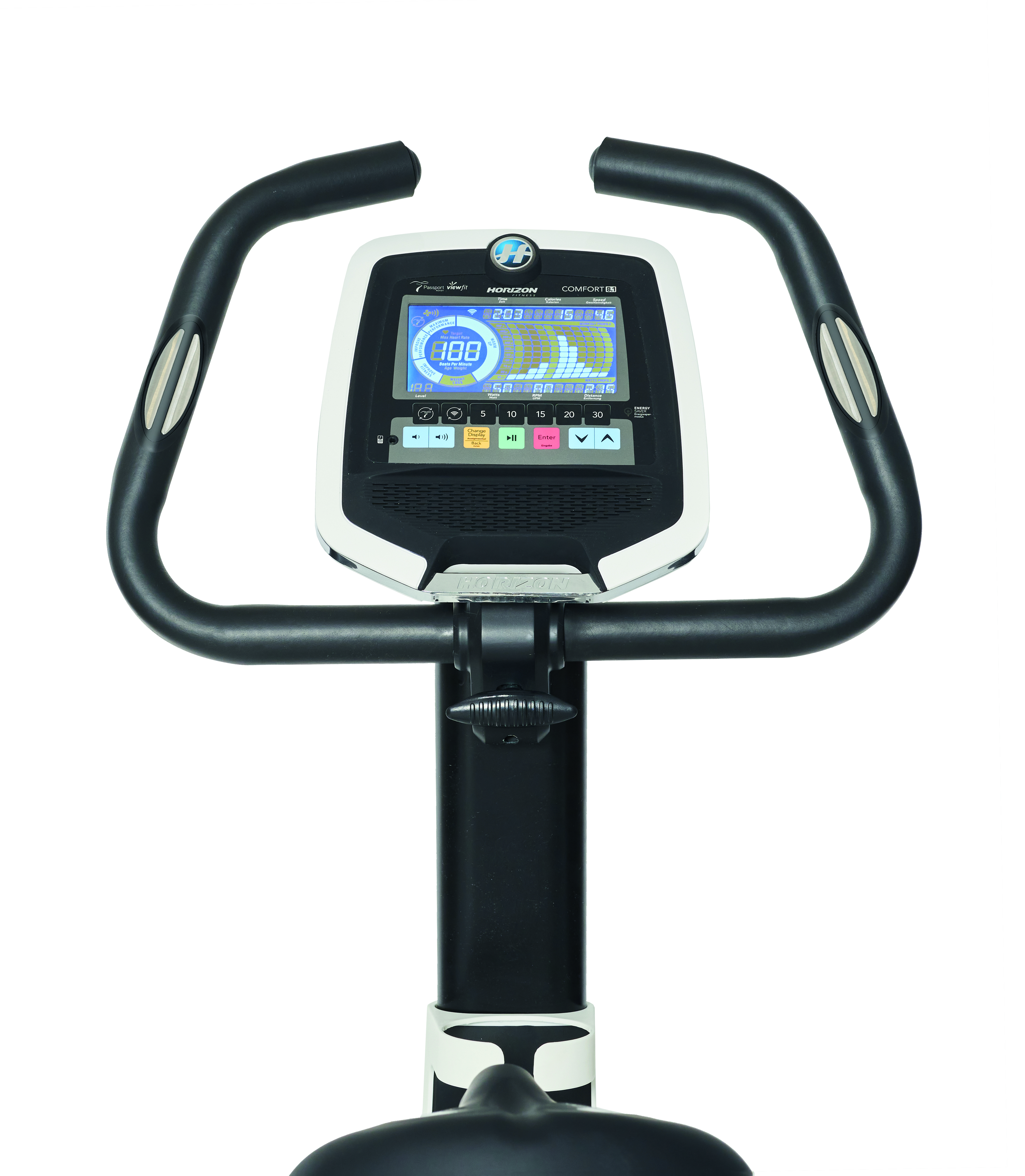 HORIZON FITNESS Comfort 8.1 Fahrradtrainer, weiß|schwarz