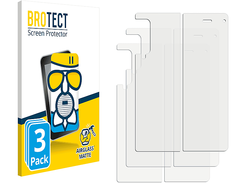 matte Fold) Galaxy Schutzfolie(für 3x Samsung Airglass BROTECT