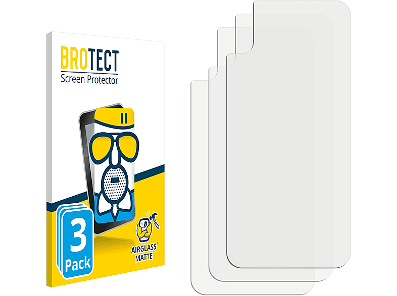 BROTECT 3x Airglass matte Schutzfolie(für Apple iPhone Xs)