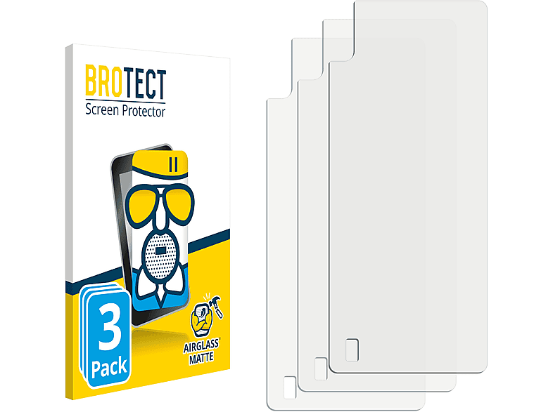 BROTECT 3x Airglass matte Schutzfolie(für Samsung Galaxy A10)