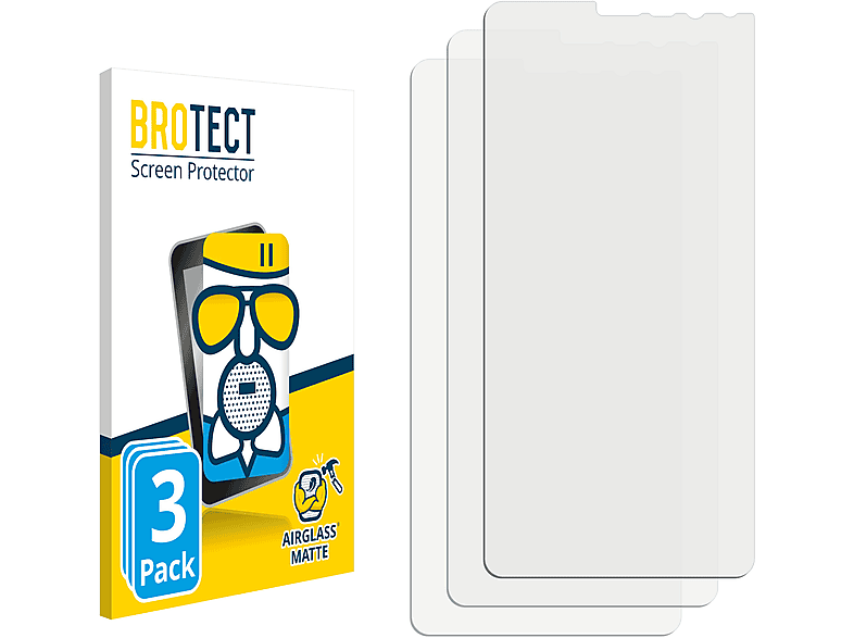 BROTECT 3x Airglass matte Schutzfolie(für Gigaset GS80)