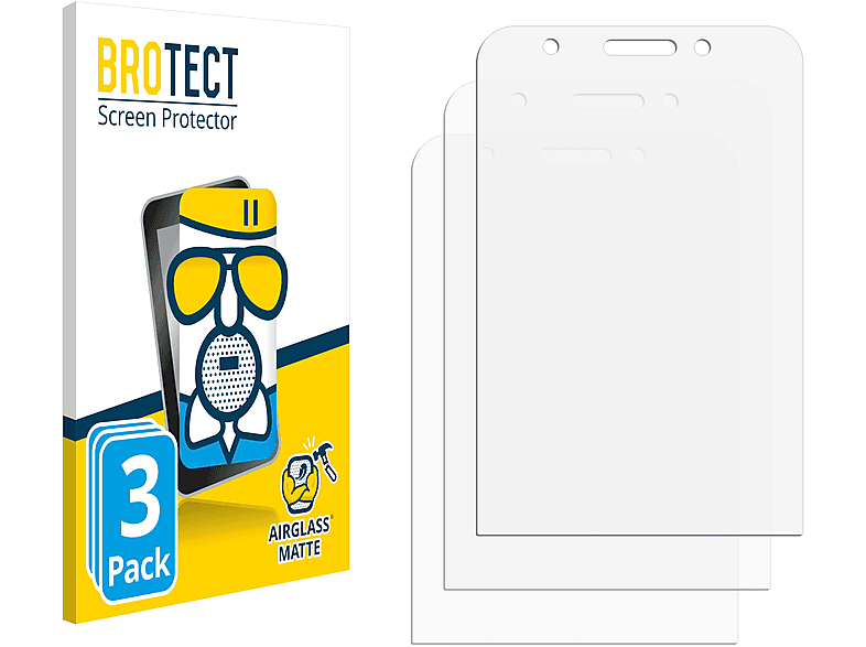 Schutzfolie(für Nokia 230) BROTECT matte Airglass 3x