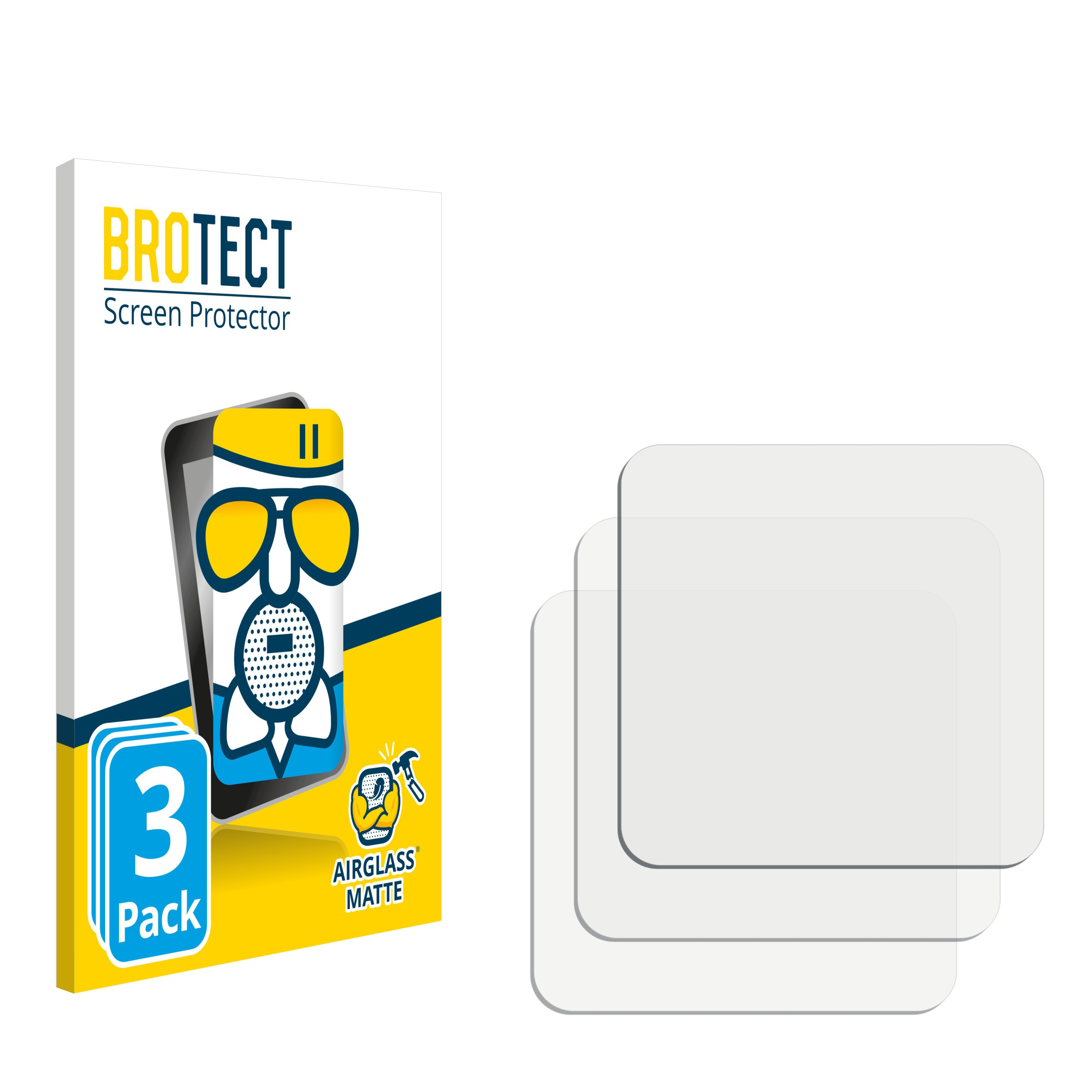 BROTECT 3x 2011 matte (6. Schutzfolie(für iPod Apple Gen.)) Airglass nano