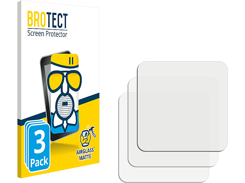 3x Schutzfolie(für iPod Airglass (6. 2011 Gen.)) nano Apple BROTECT matte