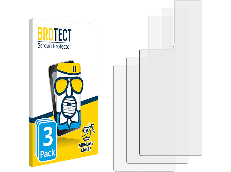 BROTECT 3x Airglass matte Schutzfolie(für Samsung Galaxy S20 Ultra)