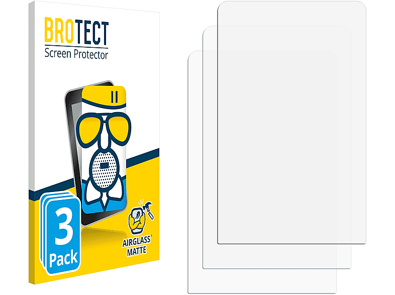 matte Polaroid 3x Airglass Schutzfolie(für BROTECT Pop)