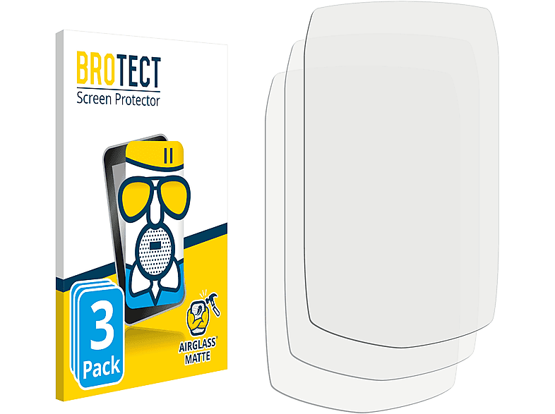 BROTECT 3x Airglass matte Schutzfolie(für A-Rival Teasi One4 HR)