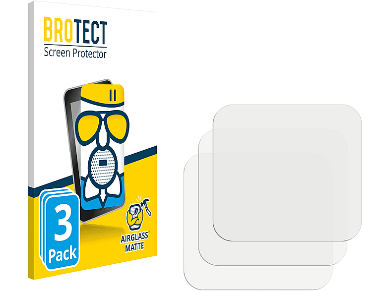 BROTECT 3x Airglass matte Insta360 Schutzfolie(für Edition) One 4K R