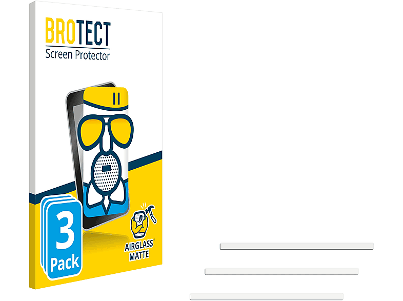 BROTECT 3x Airglass matte Schutzfolie(für Apple MacBook Pro 16\