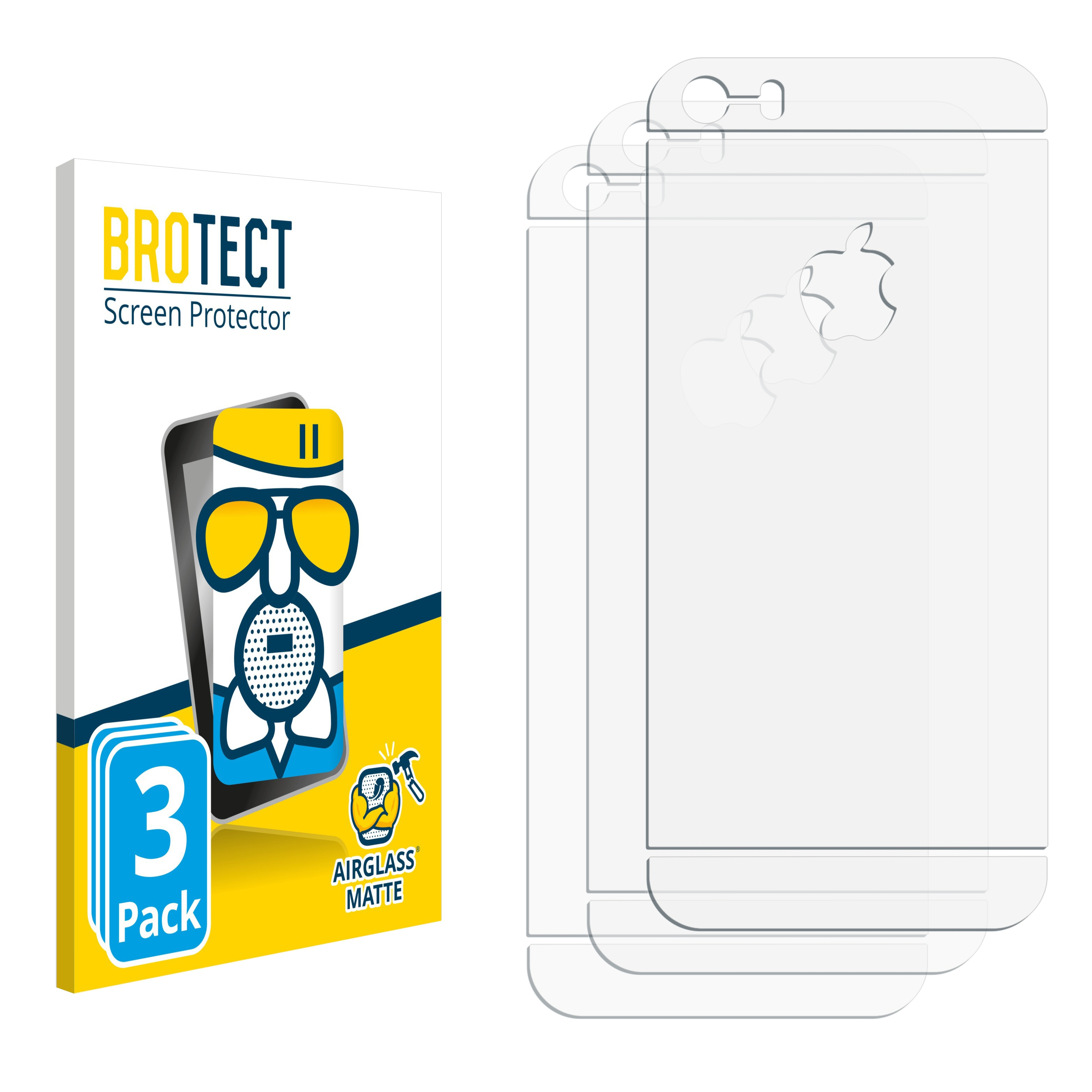 BROTECT 3x Airglass matte SE Apple 2016) Schutzfolie(für iPhone