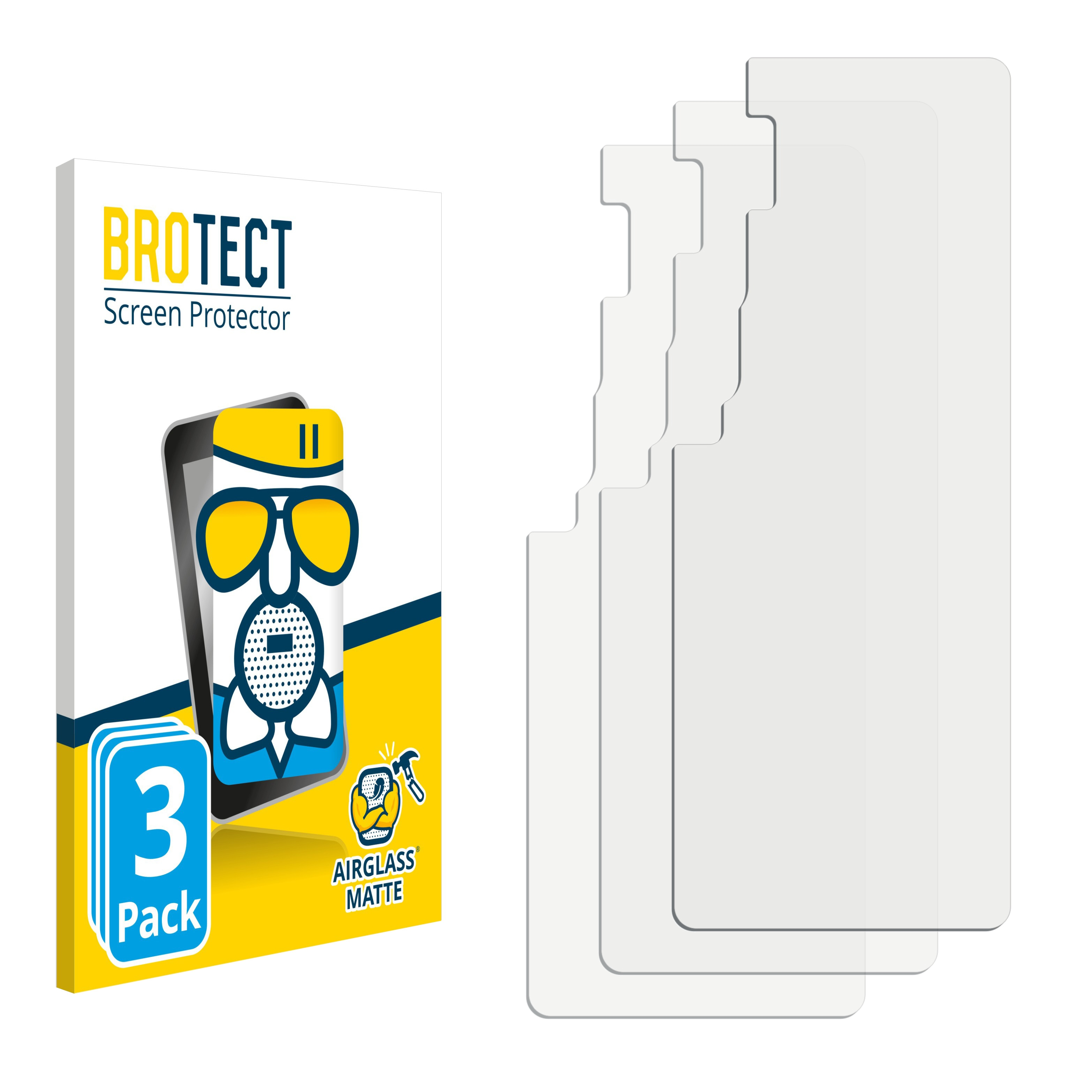BROTECT 3x Pro) Schutzfolie(für Mi matte Airglass CC9 Xiaomi