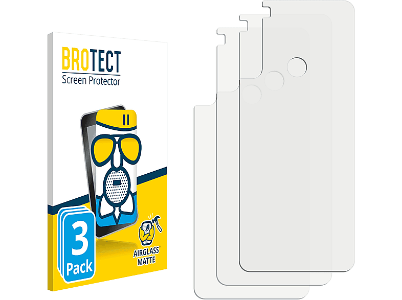 BROTECT 3x 8T) matte Redmi Schutzfolie(für Note Xiaomi Airglass