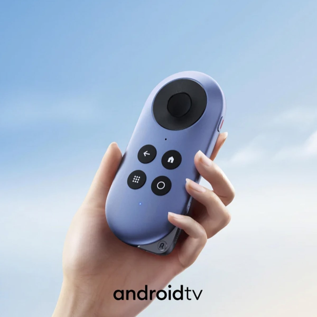 mit Station Fernbedienung TV Space Mediaplayer, Android ROKID 4K Blue