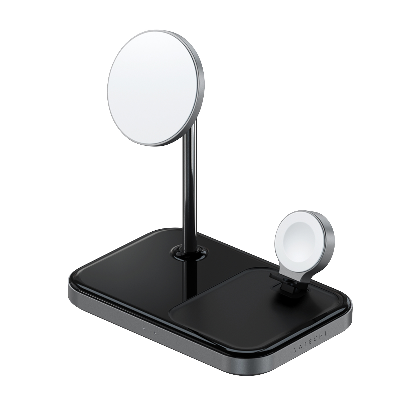 SATECHI 3-in-1 Magnetic Wireless Charging Stand Wireless Satechi, Charger Nero