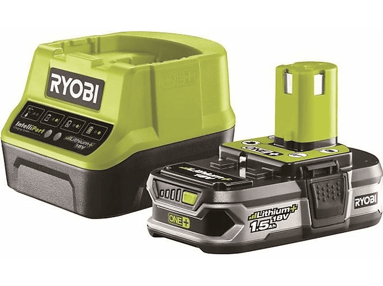 RYOBI OnePlus Lithium-Knopfzelle Batteriesatz Ladegerät und wiederaufladbarer