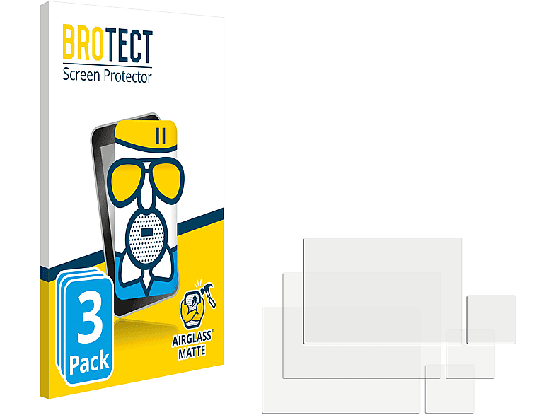 BROTECT Schutzfolie(für 3x Fujifilm Airglass matte X-H1)