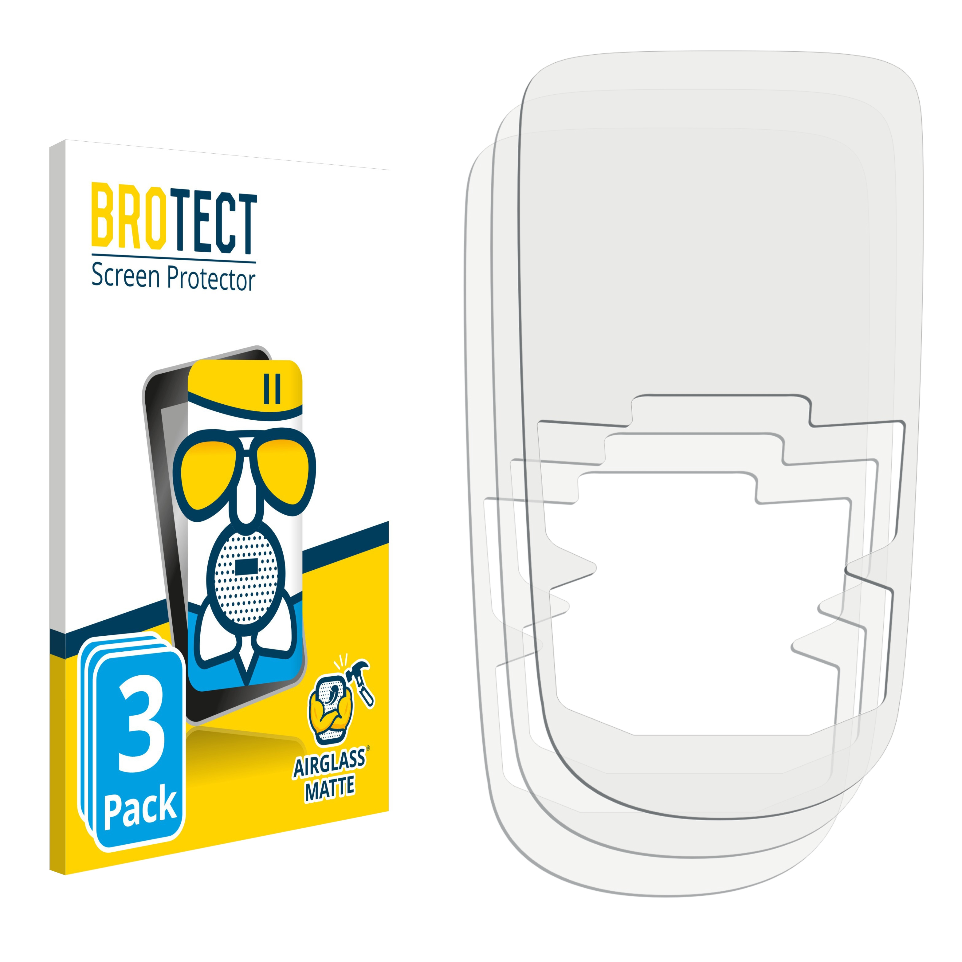600) matte BROTECT Schutzfolie(für TECH Airglass Bartec 3x