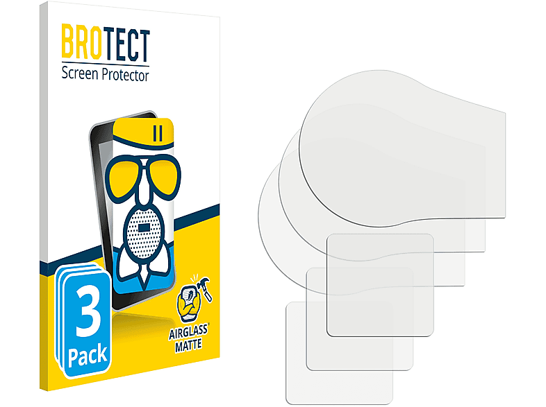 BROTECT 3x Airglass matte Schutzfolie(für KTM 1290 Super Duke GT 2017)