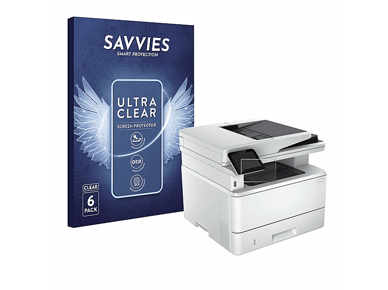 SAVVIES 6x klare Schutzfolie(für HP Color LaserJet Pro M479fdn)