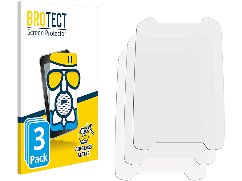 BROTECT 3x Airglass IS120.1) matte Schutzfolie(für MOBILE i.safe