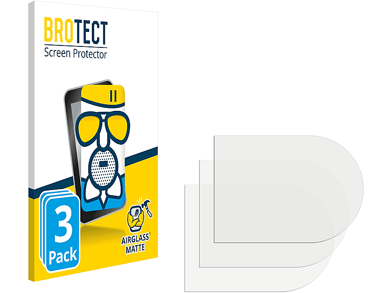 BROTECT Airglass Dermalog Schutzfolie(für matte ZF1+) 3x