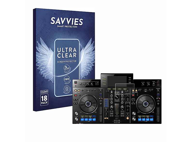 klare Schutzfolie(für 18x Pioneer SAVVIES XDJ-RX)