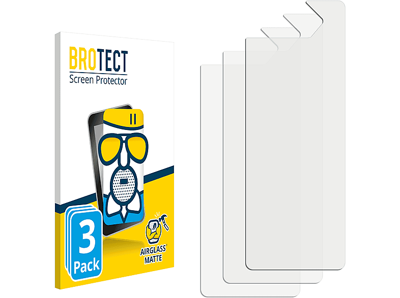 BROTECT 3x Airglass matte Schutzfolie(für Phone ROG 5s) ASUS