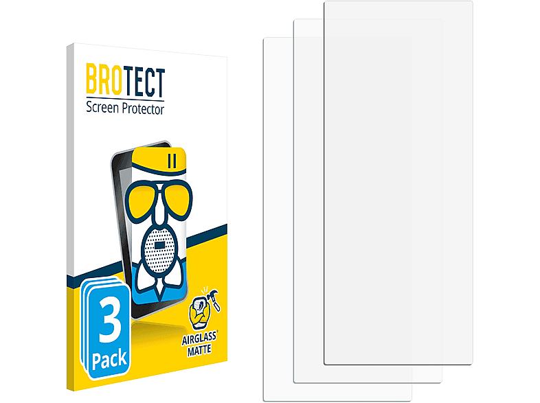 BROTECT 3x Airglass matte HR) ZeFit Schutzfolie(für MyKronoz 4