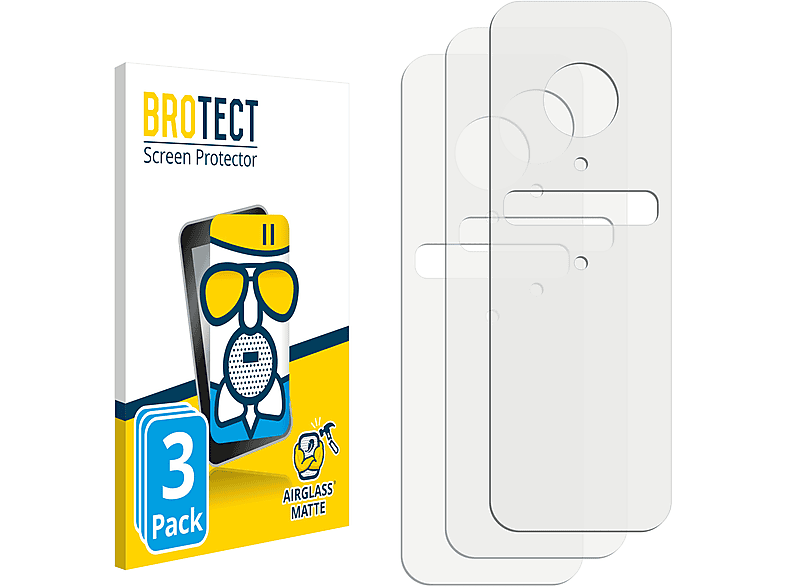 BROTECT 3x Airglass matte Schutzfolie(für Logitech Circle View Doorbell)