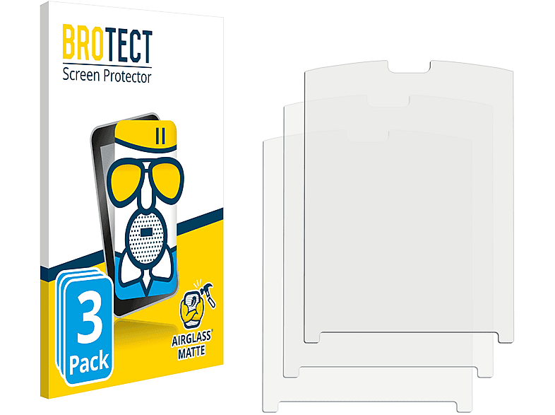 BROTECT 3x Airglass matte Schutzfolie(für Volirium P1 Smart Vario)