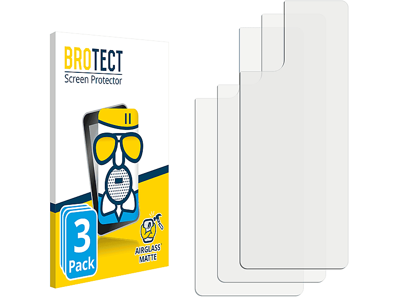 BROTECT 3x Airglass matte Schutzfolie(für ASUS ZenFone 8)