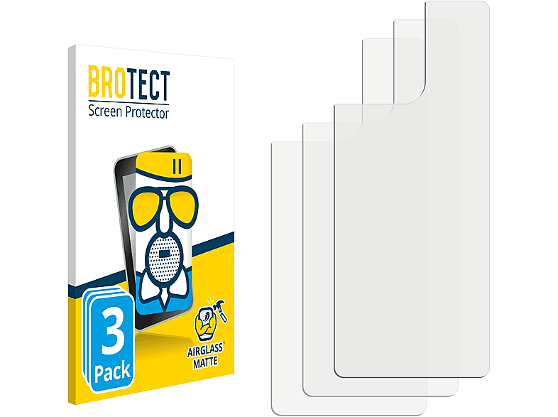 BROTECT 3x Airglass matte Schutzfolie(für Oppo Find X3)