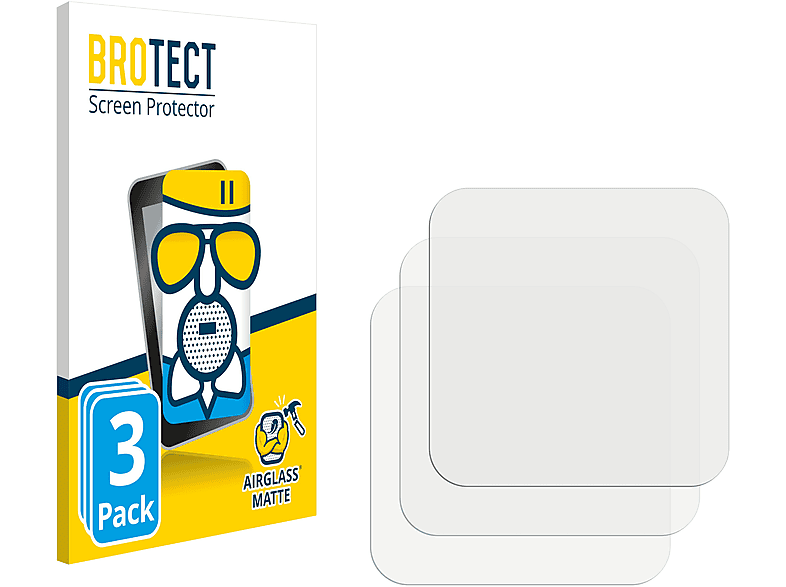 BROTECT 3x Airglass matte GPS Cycplus Schutzfolie(für G1 Mini)