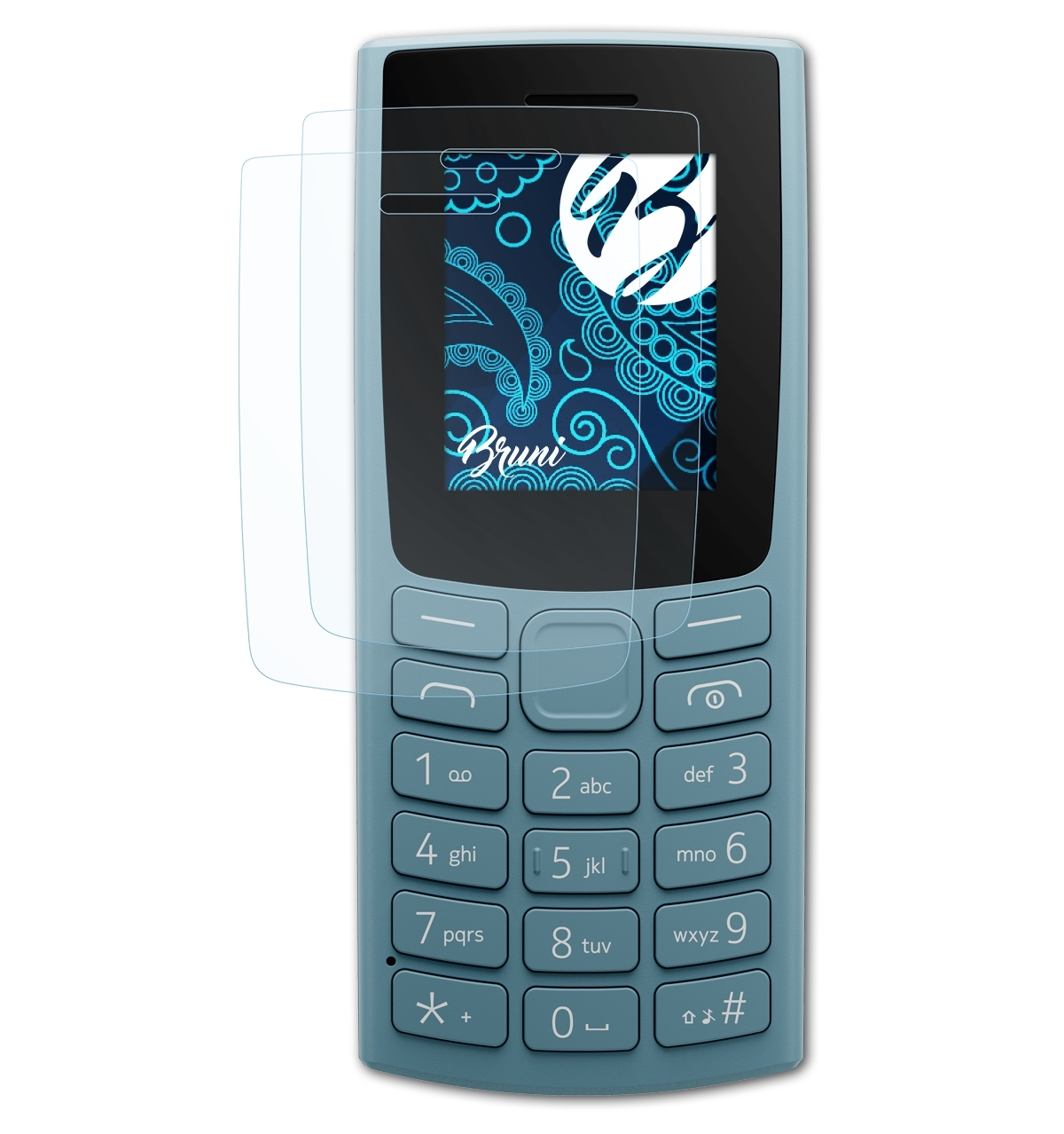 (2023)) 110 BRUNI Schutzfolie(für Nokia Basics-Clear 2x